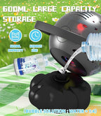 Halloween Bubble Machine - Bubble Maker for Kids with Colorful LED Light, Make Larger Bubbles, USB-C Rechargeable, 600ml Capacity - Bubble Toys Gifts Ages 3+ for Boys, Girls, Outdoor, Birthday, Party