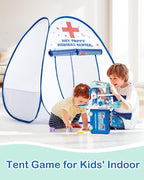 Kids Tent,Pop Up Kids Play Tent Hospital Center Theme with Complete Toy Set, Play Toys Play Set for Indoor Outdoor Pretend Play