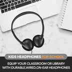 Kids Headphones Bulk 30 Pack for School Classroom Students Children Toddler Boys Girls Teen Adults