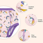 MooMoo Baby 8 Packs Potty Training Pants Cotton Absorbent Training Underwear for Toddler Boy and Girls 2T-9T