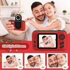 Kids Camera Girls for 3 4 5 6 7 8 9 Years Old Girls,1080P HD Video Selfie Camera with 32G SD Card Kids Digital Camera Toys for Toddler Birthday Gifts Red