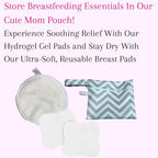 New Mom Postpartum Breastfeeding Essentials Kit for Nursing Mama, Lactation Tea, Silicone Breast Pump, Reusable Breast Pads, Pain Relief for Sore Cracked Nipples, Spa and Relaxation Basket Box Set