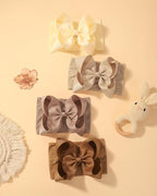 doboi 12pcs Big Baby Bows Baby Girl Headbands Ribbon Bow Hair Accessories Nylon Headband Bows for Baby Girls Infant Newborn Toddler