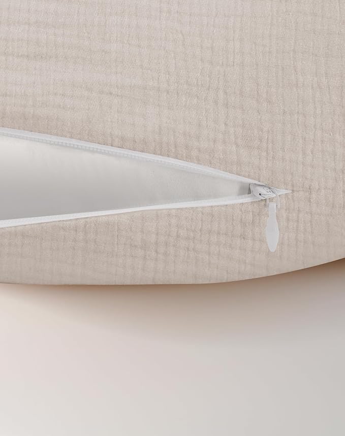 Nursing Pillow Covers 2 Pack, Muslin Nursing Cover for Breastfeeding Pillows, Comfortable for Baby Girls and Boys (Flower G & Pink)