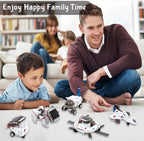6-in-1 Solar Robot Building Kit for Boys Aged 8-13, Educational Robotic Toys for Kids, Science Kits STEM Toys Birthday Gifts for 8 9 10 11 12 Years Old Boys Girls Teens