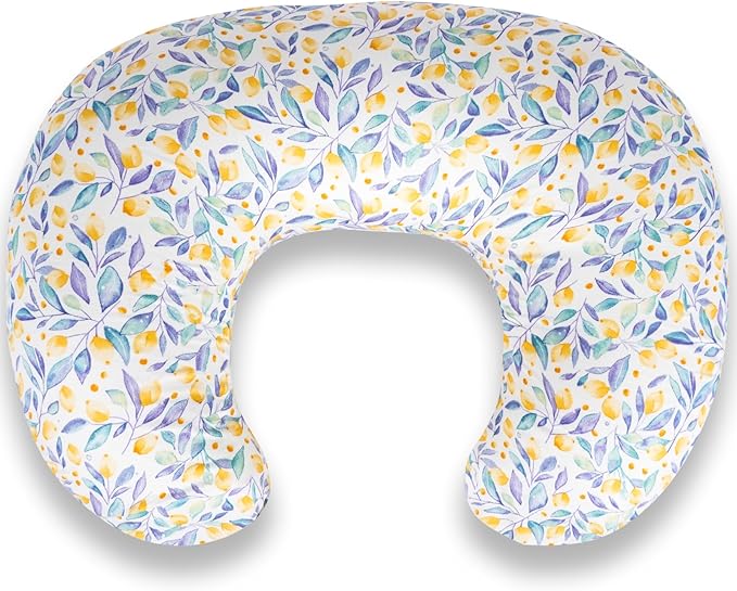 Nursing Pillow for Breastfeeding and Bottle Feeding, Ergonomic Design for Tummy Time & Sitting Support, with Removable & Washable Soft Cover, Hypoallergenic Newborn Baby Pillow for Boys and Girls
