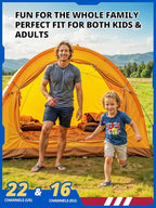 Walkie Talkies for Kids Toys Rechargeable, Long Range 2 Way Radios, Outdoors Park Hiking Road Trip Toys for 3-12 Year Old Boys, Birthday Xmas Gift for Kids, 2 Pack