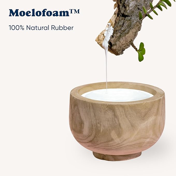 Bearaby Body Pillow - Full Body Pillows for Adults, Pregnancy Pillow - Made from Natural Rubber Foam and Organic Cotton