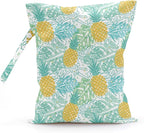 Wet Bag, Wet Dry Bag, Wet Bag for Swimsuit, Travel, Beach, Pool, Diapers, Dirty Yoga Gym Clothes, Makeup Bag, Waterproof Tropical Palm Leaves Decor Jungle Palm Leaf Favors