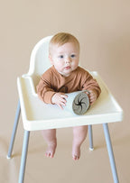 otterlove Collapsable Silicone Snack Container With Attachable Lid | 100% Pure LFGB Platinum Silicone with No Fillers | Snack Cup (2 Pack - Sage & Sand)