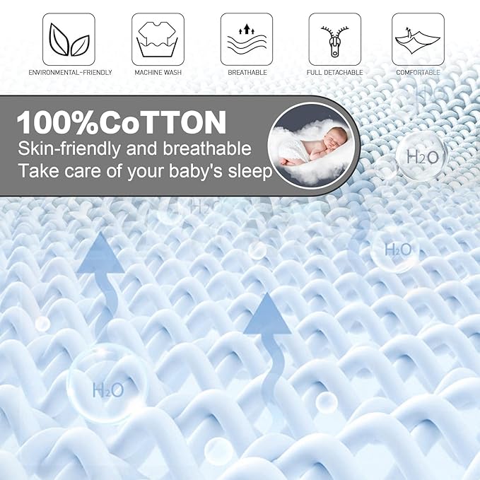 Portable Lounger Breathable Lounger Pillow Soft Nest Cover for Travel, Snuggle Pony