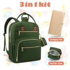 Baby Diaper Bag Backpack, Travel Diaper Bags for Girl Boy Large Capacity Baby Bag Backpack for Women Army Green