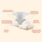 Hello Bello Premium Baby Diapers Size 3, 25 Count of Disposable, Extra-Absorbent, Hypoallergenic Baby Diapers with Snug and Comfort Fit, Alphabet Soup