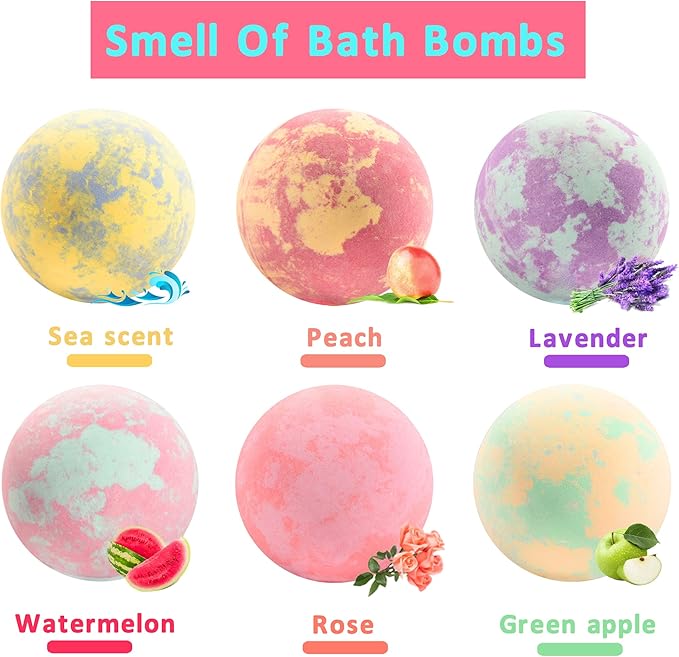Unicorn Bath Bombs with Surprise Inside for Kids Girls, Bath Bombs Surprise Birthday Gifts Unicorn Gifts for Kids Girls with Jewelry Toys Inside