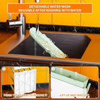 Yieach Larger Vertical Baby Bottle Drying Rack - BPA FREE - Space Saving Feeding Bottles Drying Rack Holder for Countertop,Baby Bottle Holder Storage Station for Pacifiers,Pump Accessories Stand,Green