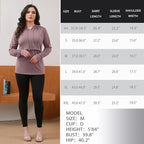 GINKANA Women's Nursing Hoodie Sweatshirt Long Sleeves Breastfeeding Maternity Tops Casual Clothes