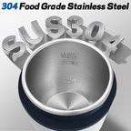 Portable Bottle Warmer for Travel, 13.5oz Personal Bottle Warmer with 4 Temperature Settings, Leak-Proof Design Small Bottle Warmer for Water, 110V-120V Plug in