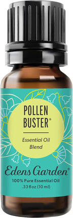 Edens Garden Pollen Buster Essential Oil Blend- 100% Pure Premium Grade, Undiluted, Natural, Therapeutic, Aromatherapy, The Best for Diffusing, Skin, Humidifiers, Kid Safe 10 ml (.33 fl oz)