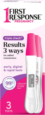 First Response Triple Check Pregnancy Test 3 ct.