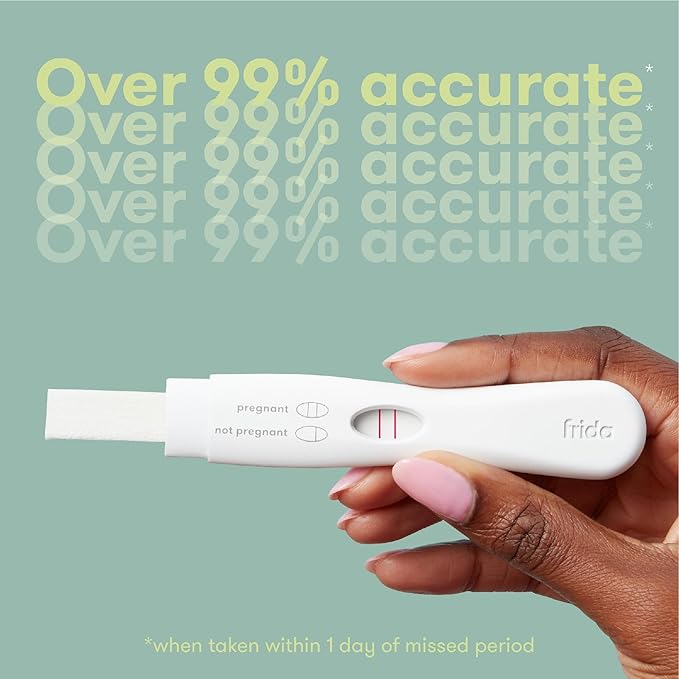 Frida Fertility Early Detection Pregnancy Tests | Easy at Home Pregnancy Tests, Over 99.9% Accurate HCG Test Strips, Early Results, Quick + Easy to Use | 6 Count