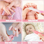 Baby Healthcare and Grooming Kit for Newborn Kids, 31PCS Upgraded Safety Baby Care Kit, Newborn Nursery Health Care Set, Baby Care Products (Pink（31PCS)