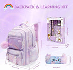 Aesthetic Kawaii Rainbow Backpack