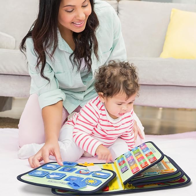 STEAM Learning Busy Board, Educational Activity Center for Kids