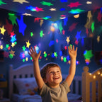 Night Light for Kids,Dinosaur Night Lights Projector,Remote Dimmable Timer Star Projector,360° Slient Ocean Lights for Ceiling Projector,Christmas Birthday Gifts for Boys&Room Decor