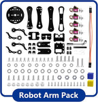 Robot Arm Expansion Pack Smart Car Starter Kit, Robotics Kit for Kids Ages 8-12 12-16, STEM Toys Coding Robot Kit for Teens & Adults(QD007)