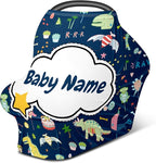 Baby Car Seat Stroller Cover Nursing Cover New Mom Breastfeeding Scarf Soft Stretchy Infant Carrier Cover Car Canopy Coverage
