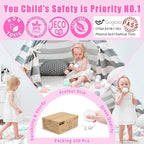 GOGOSO Ball Pits Balls for Toddlers Pack of 50 100 200 Plastics Shape Ball Non-Phthalate Non-BPA Non-Toxic 2.2-Inch Crush Proof Play Balls