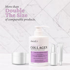 Elastalift Collagen Body Cream + Hyaluronic Acid Lotion Skin Care Set, Anti Aging Face & Body Moisturizer Dry Skin Rescue Creams For Wrinkle Control, Lifting, Firming, & Tightening Skin, 2-Pack