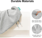 Bed Rail Bumpers Protector, Hospital Bed Rails Padding, Loft Beds and Bunk Beds Bumpers Protector, Premium Soft Memory Foam - Anti-Bump | Fall Prevention, Size 35.4 x 5.5 x 11.8 Inches, Gray