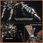 3D Metal wasp Puzzle, Punk Insect Metal Model, 3D Puzzle Mechanical wasp Building Blocks, Fun DIY Assembly, high-end Men's Gifts.