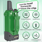 Walkie Talkies for Kids,5 Colourful Channels 2 Way Radio,Compass Flashlight and Magnifying Glass,3 Miles Long Range for Adventure Game,Outside, Camping, Hiking,Toys for 3-12 Year Old Boys Girls