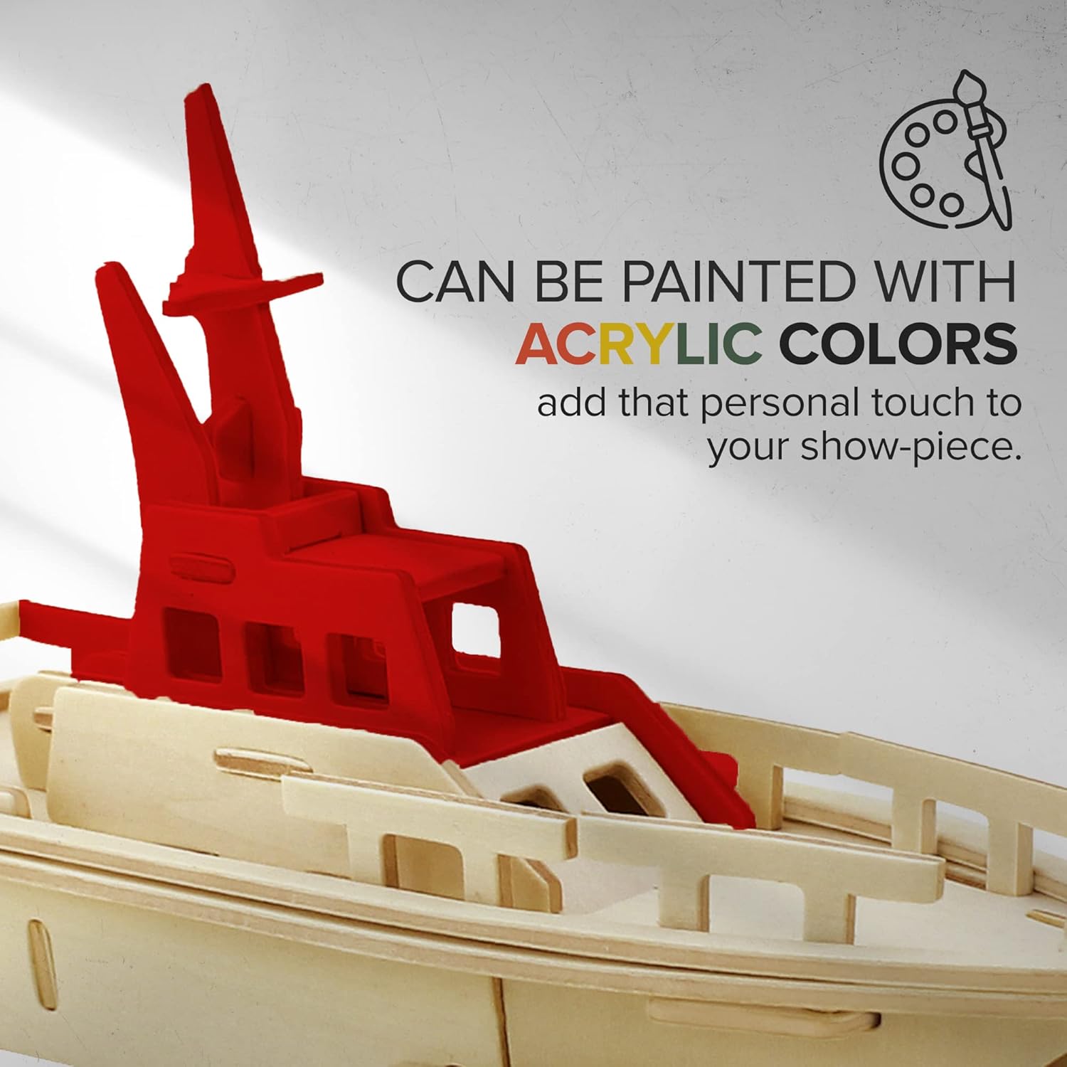 Hands Craft DIY 3D Wooden Puzzle – 6 Assorted Transportation Bundle Pack Set Brain Teaser Puzzles Educational STEM Toy Adults and Kids to Build Safe and Non-Toxic Easy Punch Out Premium Wood JP2B3