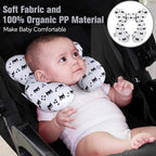 KAKIBLIN Baby Travel Pillow for Head and Neck, Upgraded Baby Support Pillow, Baby Neck Pillows for Car Seat,Pushchair,Travel, Grey