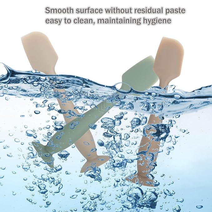 Baby Diaper Cream Spatula - Baby Diaper Rash Cream Applicator for Butt Paste Diaper Cream - Newborn Essentials (green, gray, white)