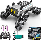 Robot Dog RC Stunt Car Toys - Gesture Sensing Remote Control car with Mecanum Wheels, LED Eyes, 3 Sound Effects, Birthday Gift for Kids Boys Girls