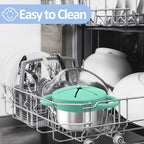 BUSOHA 2 Pack Stainless Steel Toddler Snack Cups - 9 OZ Spill-Proof Baby Snack Containers with Silicone Catcher and Lid Travel Snack Containers for Kids Food Grade Silicone Dishwasher Safe