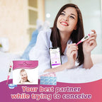 Easy@Home Ovulation Test Kit: 50 Ovulation Strips & 20 Early Pregnancy Tests & One Basal Body Thermometer & Urine Cups