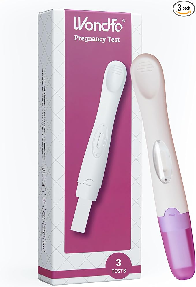 Wondfo Pregnancy Test - Detect HCG with 99% Accuracy - Easy to Use at Home HCG Urine Test with Fast and Reliable Results - [3 Count]