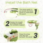 Baby Bathtub, Collapsible Newborn Bathtub for Infant to Toddler 0-24 Months with Soft Cushion and Thermometer,Portable Travel Newborn Tub with No-Slip Feet, Baby Shower Gifts,Green