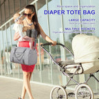 Diaper Bag Tote: Mommy Bag, Baby Bag for Boy and Girl, Mom Hospital Bag, Twins or 2 Kids Diapers Bag
