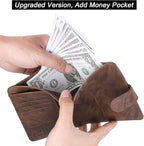 Passport Holder Cover Wallet Travel Essentials Leather Rfid Blocking Case Vacation Luggage Must Haves Travel Accessories for Men Women (120#Coffee)