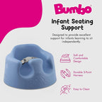 Bumbo 2-Pack Baby Floor Seat w/ 3-Point Adjustable Harness and Soft Foam, Blue