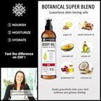 pureSCRUBS Ultra Moisturizing Rose Body Oil Spray for Dry Skin, Massage, Cuticles & More, Organic Super Blend of Jojoba, Argan, Coconut, Sweet Almond & Avocado Oils Enriched with Vitamin E, Lg 4oz