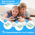 RC Drone for Kids and Beginner, Small RC Quadcopter with Lights and 3D Flip, Altitude Hold, Headless Mode, Propeller Full Protect, Easy to Fly Toys Drone for Kids Boys and Girls Gift (White)