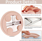 3Pack Stainless Steel Kids Plates, 8.1" Divided Toddler Plates with Removable Silicone Suction Sleeves for Baby Highchairs, Non Toxic BPA Free Non-Slip Unbreakable Snack Lunch Plate