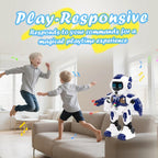 Kids Robot Toys, Remote Control Robot, Programmable Robot with Recorded Voice Music Dance Control, Gift for Toddler Boys and Girls
